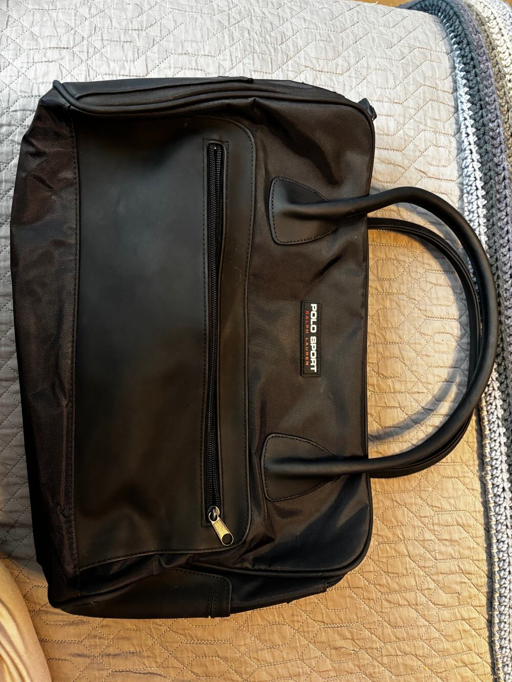 Vintage 1990s Ralph Lauren Polo Sport Duffel - Dark Navy